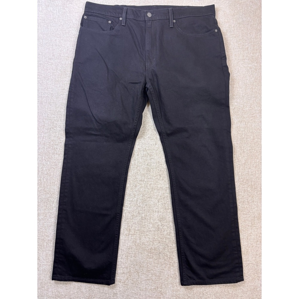 Levis 559 Relaxed Straight Jeans Mens 38x32 Black Stretch Denim Pants